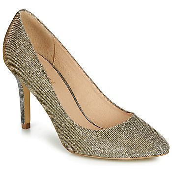 JENIF  women's Court Shoes in Gold. Sizes available:3.5,4,5,6,6.5,7.5