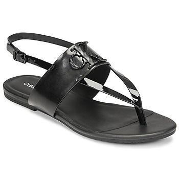 FLAT SANDAL TOEPOST HW  women's Sandals in Black