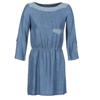 CHAVIOTA  women's Dress in Blue. Sizes available:L