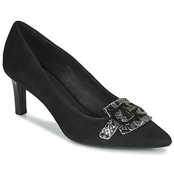 BIBBIANA  women's Court Shoes in Black. Sizes available:3,5,6,7,7.5