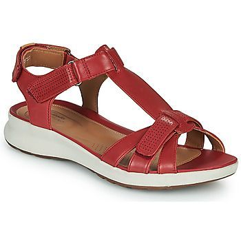 UN ADORN VIBE  women's Sandals in Red. Sizes available:4,6.5,7,4.5,7.5