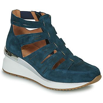 VACANO  women's Shoes (High-top Trainers) in Marine