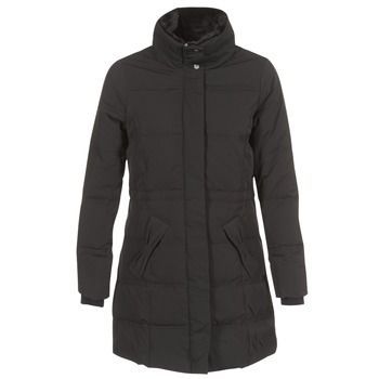 BULODI  women's Coat in Black. Sizes available:UK 8,UK 10,UK 12,UK 16