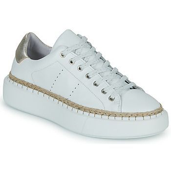 MINNIE V1 VEAU BLANC  women's Shoes (Trainers) in White