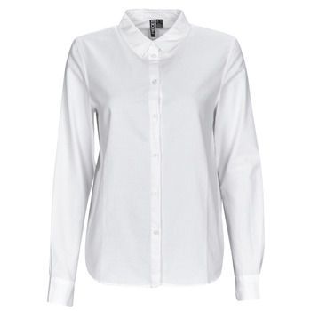 PCIRENA LS OXFORD SHIRT  women's Shirt in White