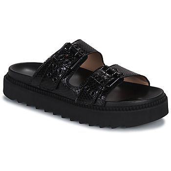 KNIFE  women's Mules / Casual Shoes in Black