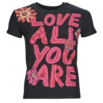 TS_LOVE ALL YOU ARE  women's T shirt in Black