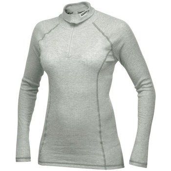 Active Full Zip Turtleneck  women's T shirt in Grey