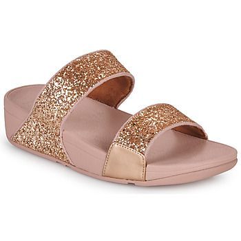 LULU GLITTER SLIDES  women's Mules / Casual Shoes in Pink
