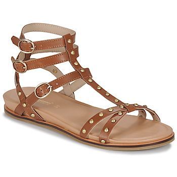 COOLALY  women's Sandals in Brown