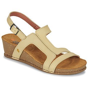 I Live  women's Sandals in Yellow