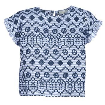 MOLLIUTE  women's Blouse in Blue. Sizes available:S,M