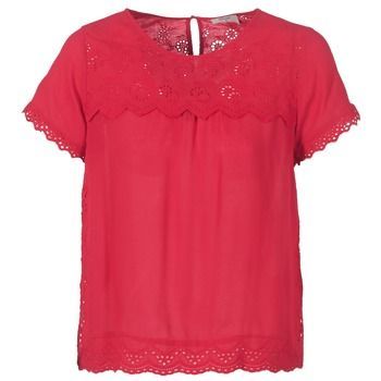 JALILI  women's Blouse in Red. Sizes available:S