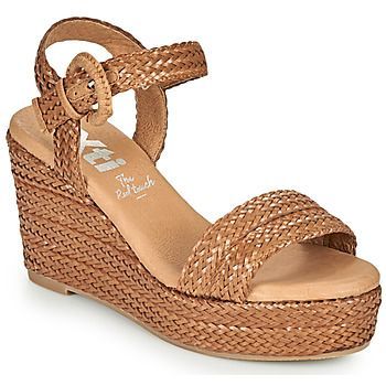 CRAMA  women's Sandals in Brown. Sizes available:4,5,6,7,8
