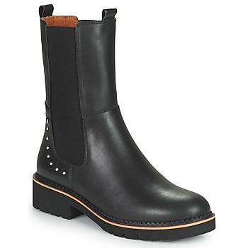 VICAR  women's Mid Boots in Black. Sizes available:3.5,4,5,6,6.5,7