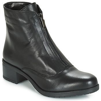 TAX  women's Low Ankle Boots in Black. Sizes available:3.5,4,7.5