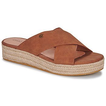 CARTHA  women's Mules / Casual Shoes in Brown