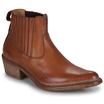 DALLAS  women's Low Ankle Boots in Brown