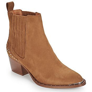 LOW TIAG  women's Low Ankle Boots in Brown