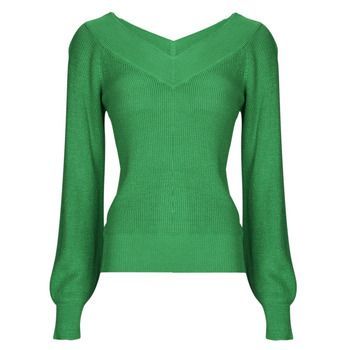VMNEWLEXSUN LS DOUBLE V-NCK BLOU GA REP2  women's Sweater in Green