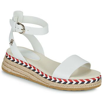 LOW WEDGE SANDAL  women's Sandals in White
