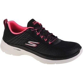 GO Walk 6 Stunning Glow  women's Shoes (Trainers) in Black