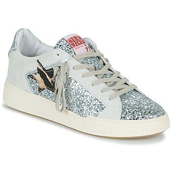 DUCK-9424  women's Shoes (Trainers) in Silver