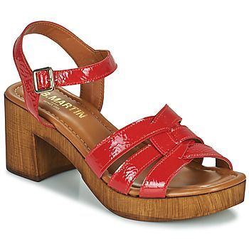 DALLIA  women's Clogs (Shoes) in Red