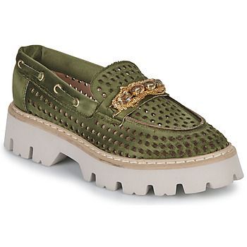 8149-999-ANFIBIO-MILITARE-ORO  women's Loafers / Casual Shoes in Kaki