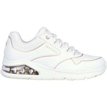 Uno 2 Golden Trim  women's Shoes (Trainers) in White
