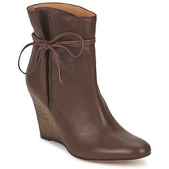 ORMENT  women's Low Ankle Boots in Brown