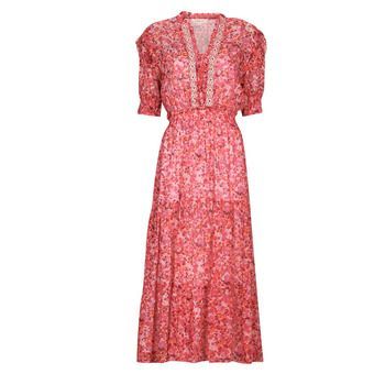 CHARLIE ROBE  women's Long Dress in Pink