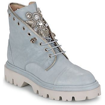 TEXANO  women's Mid Boots in Blue