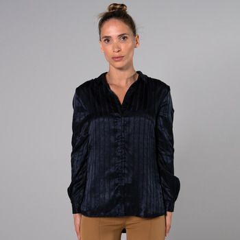 CHRISTY TOP  women's Blouse in Marine