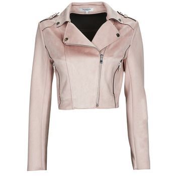 GALAX  women's Leather jacket in Pink