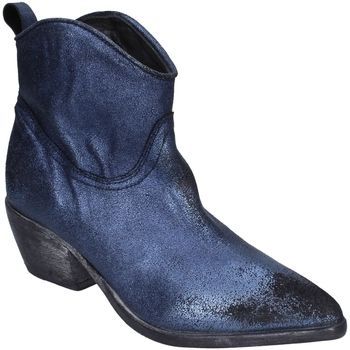 BD814 1CW313 VINTAGE  women's Low Ankle Boots in Blue