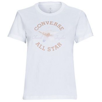 FLORAL CHUCK TAYLOR ALL STAR PATCH  women's T shirt in White