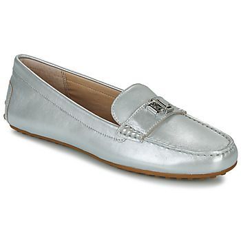 BARNSBURY-FLATS-DRIVER  women's Loafers / Casual Shoes in Silver