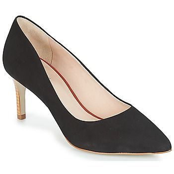 SCARLET  women's Court Shoes in Black. Sizes available:3.5,4,6,6.5