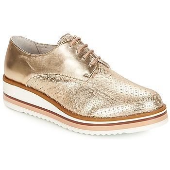 FLORIANE  women's Casual Shoes in Gold. Sizes available:6.5
