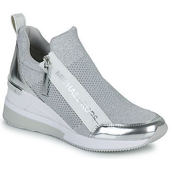 WILLIS WEDGE TRAINER  women's Shoes (Trainers) in Silver
