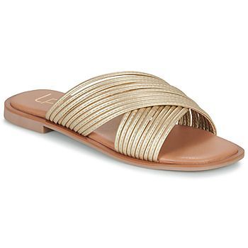FLORINE  women's Mules / Casual Shoes in Gold