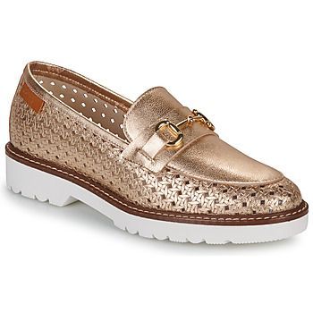 MARILYN  women's Loafers / Casual Shoes in Gold