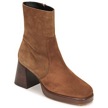 BRIGAND  women's Low Ankle Boots in Brown