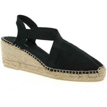Ter Womens Wedge Heeled Espadrilles  women's Espadrilles / Casual Shoes in Black. Sizes available:4,5,6,7