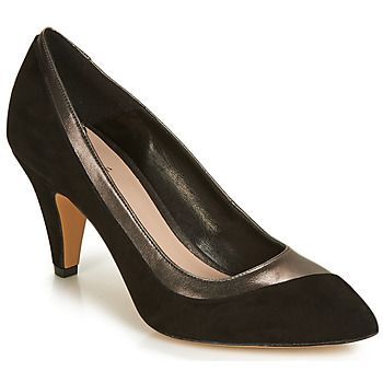 CHAHUTEUSE  women's Court Shoes in Black. Sizes available:3.5,4,5,6,6.5,7.5
