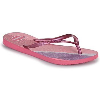 SLIM PALETTE GLOW  women's Flip flops / Sandals (Shoes) in Pink