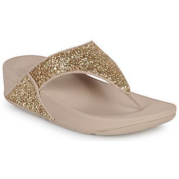 LULU GLITTER TOE-THONGS  women's Flip flops / Sandals (Shoes) in Gold