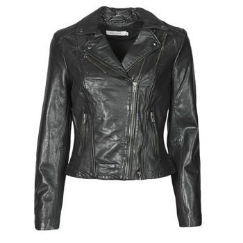 CAMILLA  women's Leather jacket in Black. Sizes available:UK 6,UK 8,UK 10,UK 12,UK 14