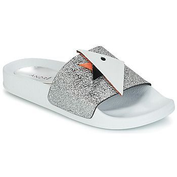 SWIMMING  women's Mules / Casual Shoes in Silver